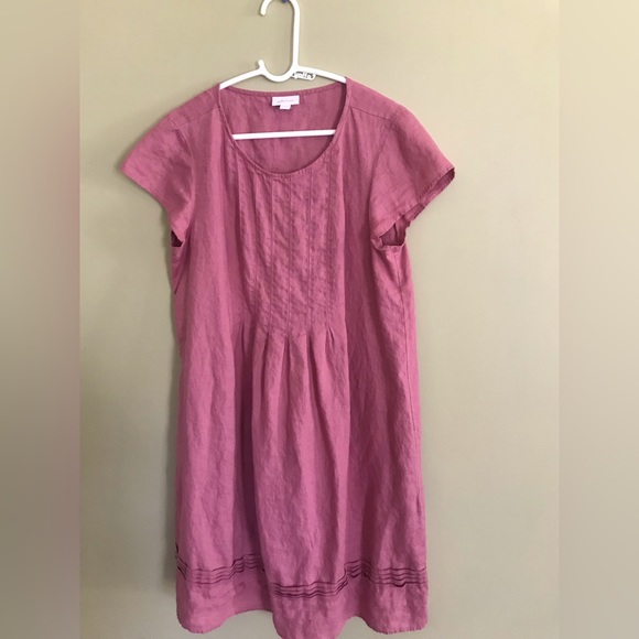 J. Jill Dresses J Jill Linen Dress Rose Color Knee Length Poshmark